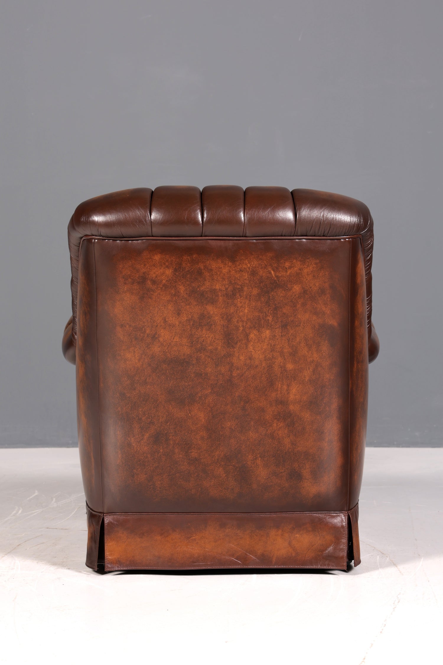 Stilvoller Original Chesterfield Sessel Englischer Armlehnsessel Englisch Herrensessel 2 von 3