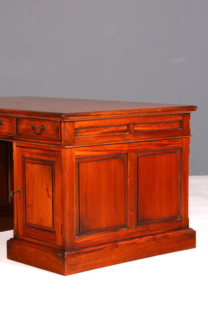 Prachtig Engels mahoniehouten bureau Kantoortafel Antiek kantoor bureau Partnerdesk Bureau