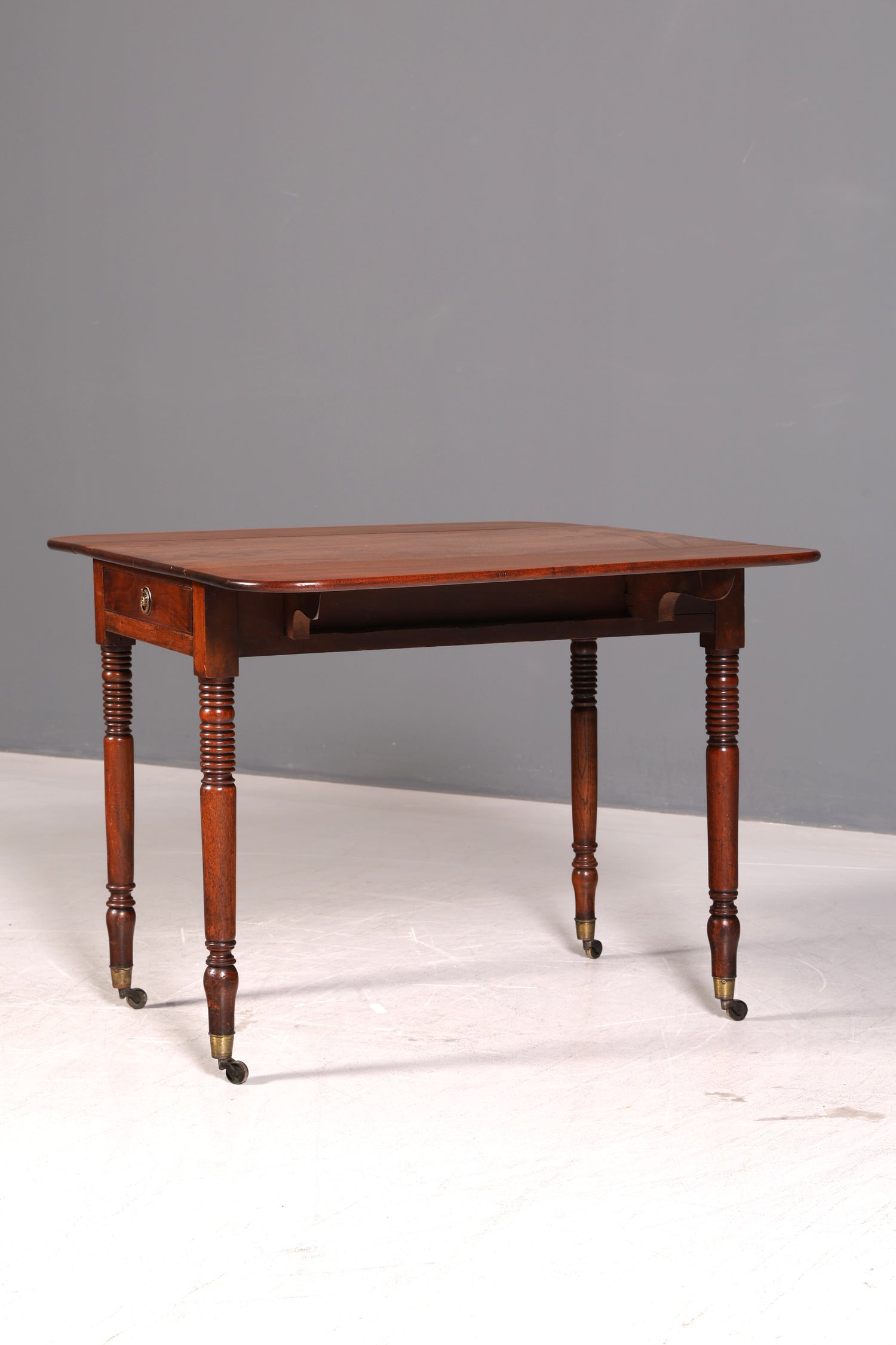 Wunderschöner Englischer Esstisch Mahagoni Klapptisch Küchentisch Regency Antik Ausklappbar Vintage