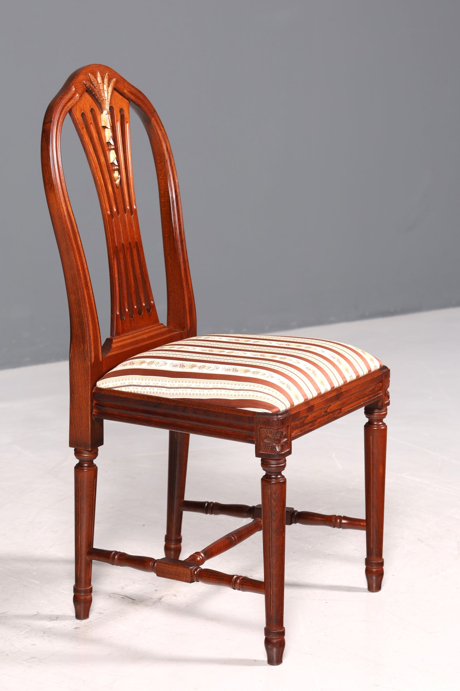 Dreamy chair in Gustavian style, English kitchen chair, antique style secretary chair