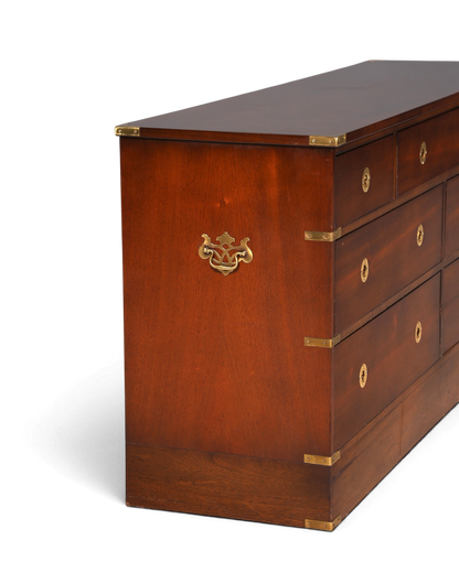 Traumhaftes Maritim Sideboard Englische Schiffs Kommode Englisch Antik Schrank Military Chest