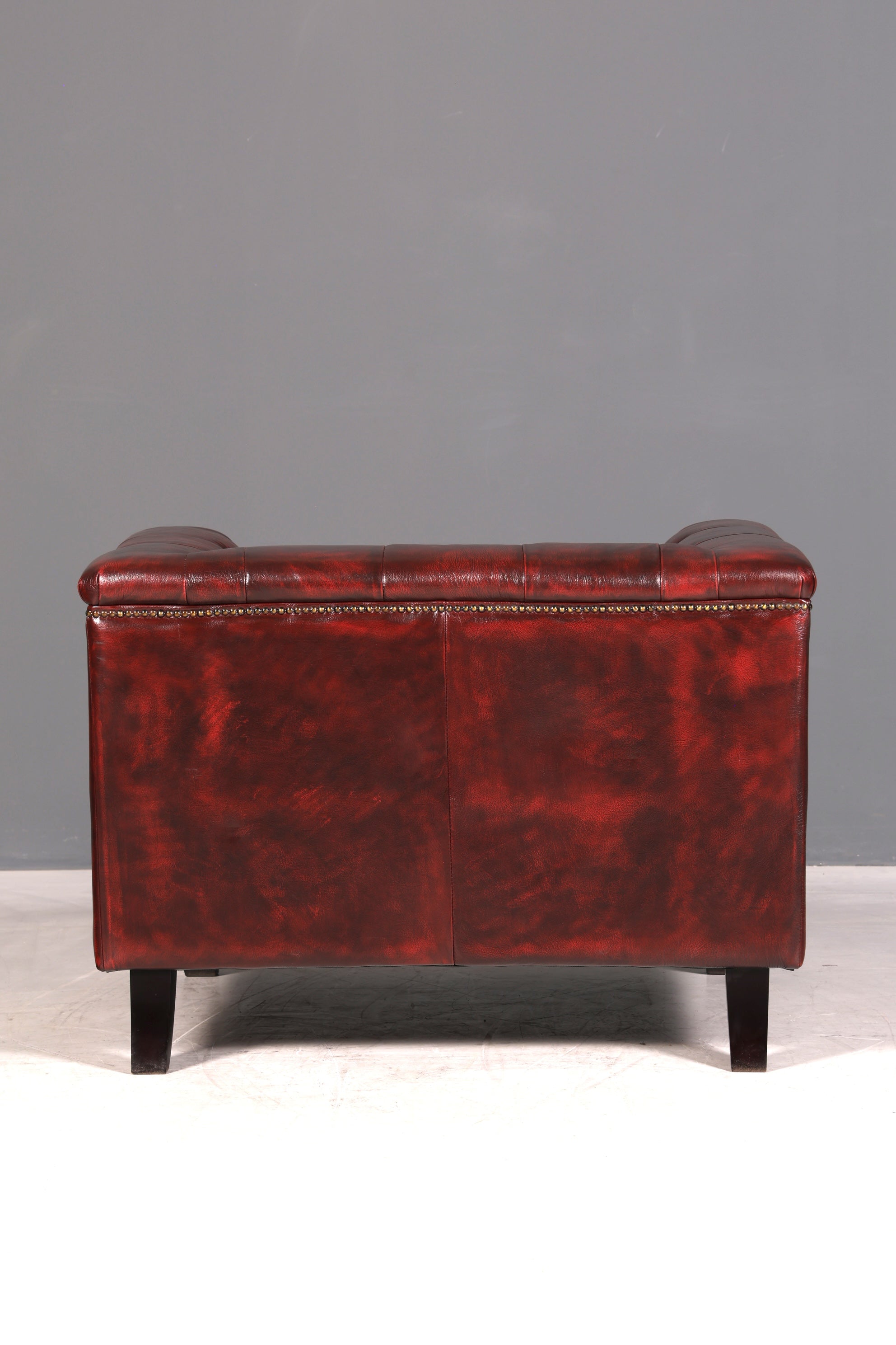 G137 Finish Stilvoller Original Chesterfield Sessel Englischer Armlehnsessel Englisch Herrensessel