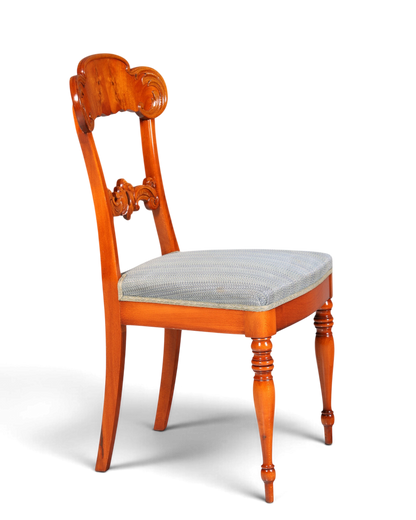 Traumhafter Stuhl im Biedermeier Stil echt Holz Sekretär Stuhl Antik Stil Esszimmer Stuhl 1 von 2