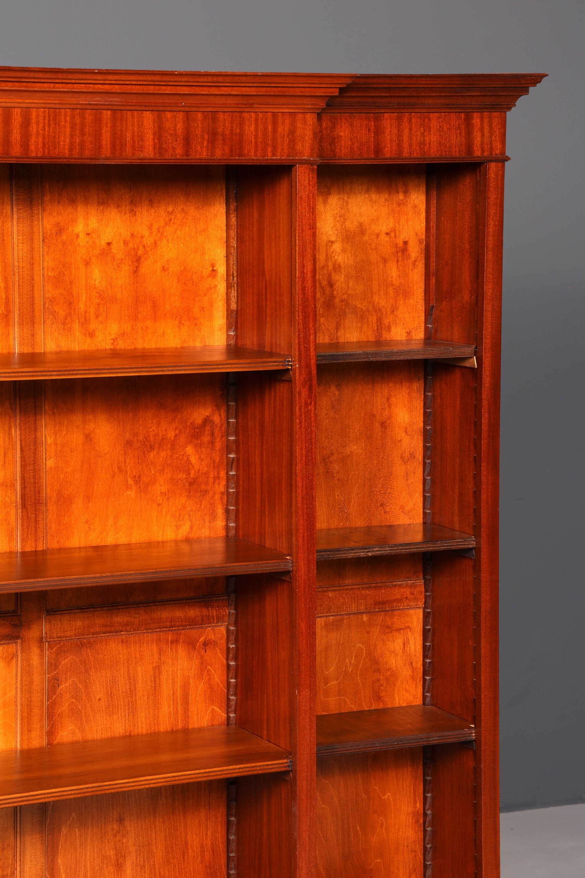 Prachtige XXL Engelse boekenkast Antieke kast Staande boekenkast Bookshelf boekopslag echt hout