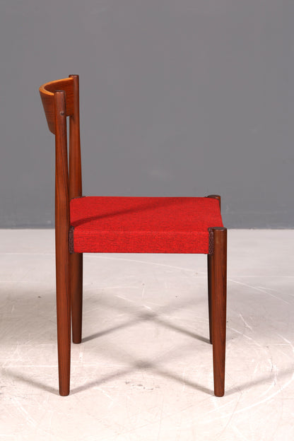 Eleganter Mid Century Stuhl Danish Design Vintage Esszimmerstuhl Retro Küchenstuhl Holz