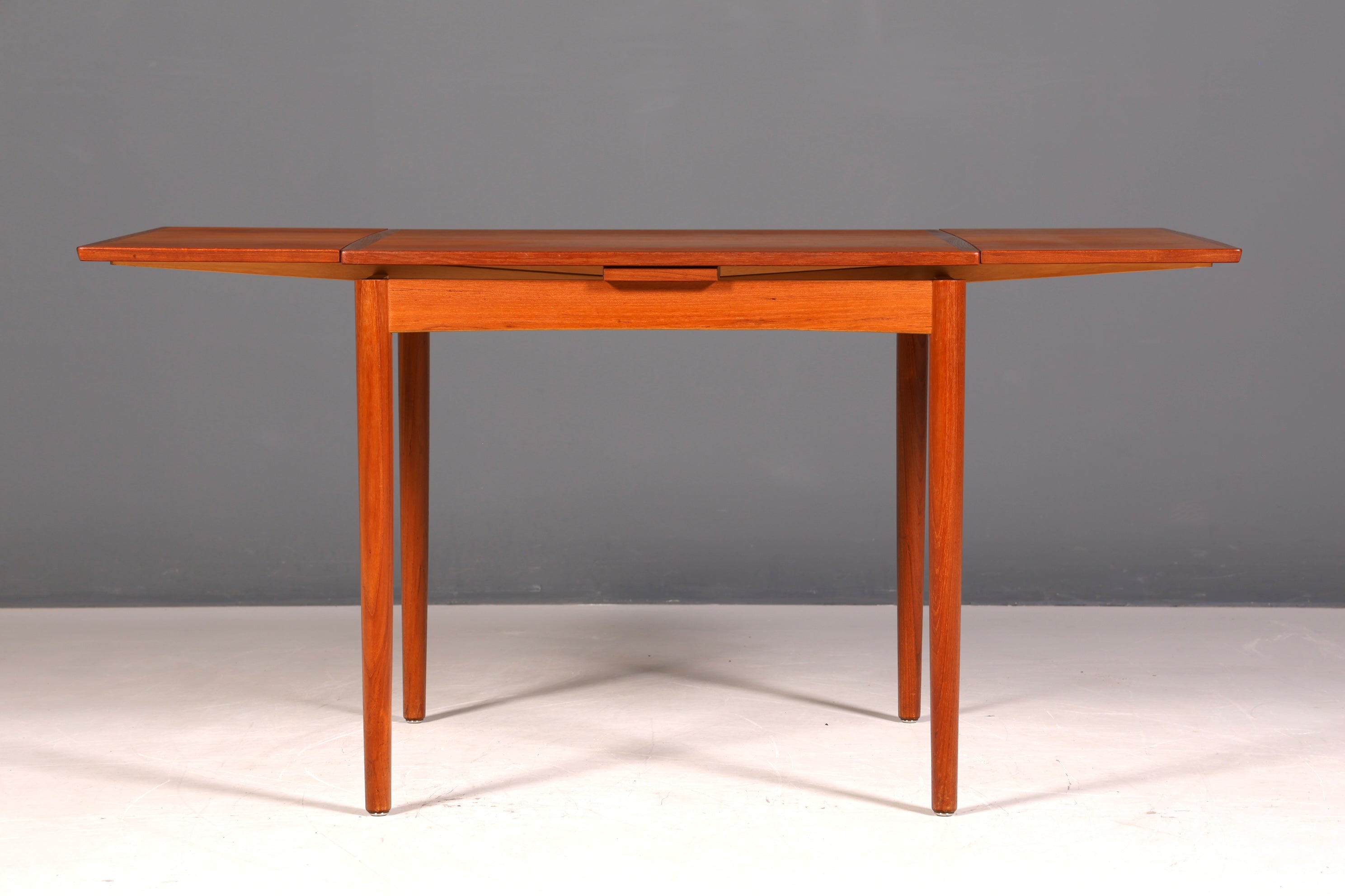 G329 Finish cm Traumhafter Mid Century Esstisch ausziehbarer Danish Design Teak Holz Küchentisch Esszimmer Tisch (Kopie)