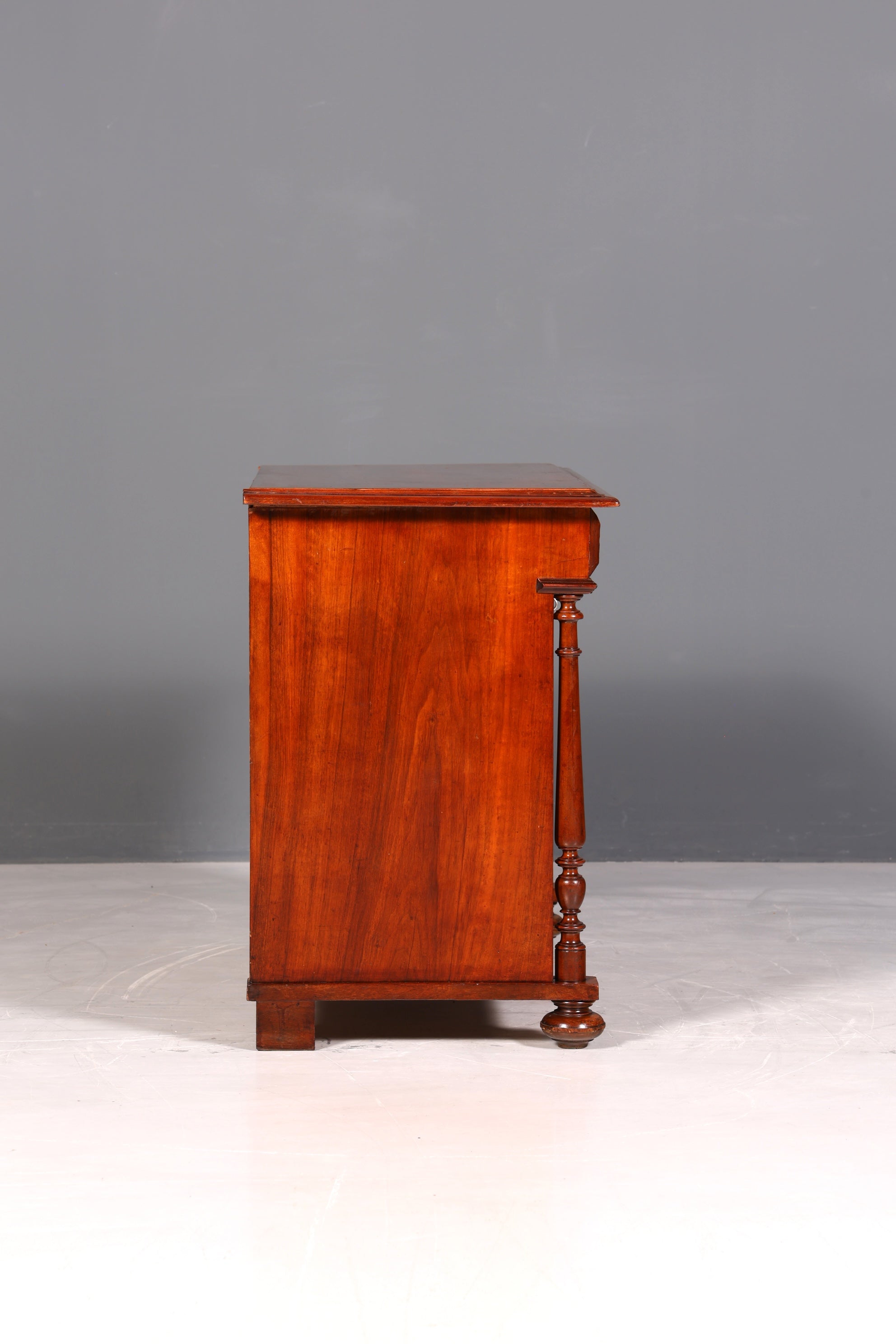 Wunderschöne Gründerzeit Kommode Louis Philippe Schubladen Kommode Nussbaum Sideboard um 1880
