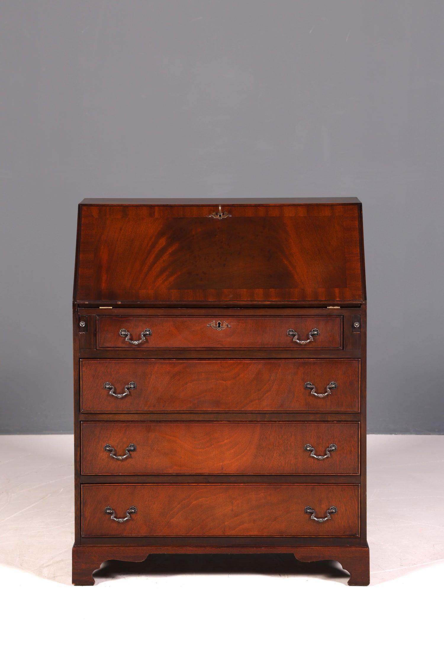 Wunderschöner Englischer Sekretär Schreibkommode echt Holz Schreibtisch Kommode