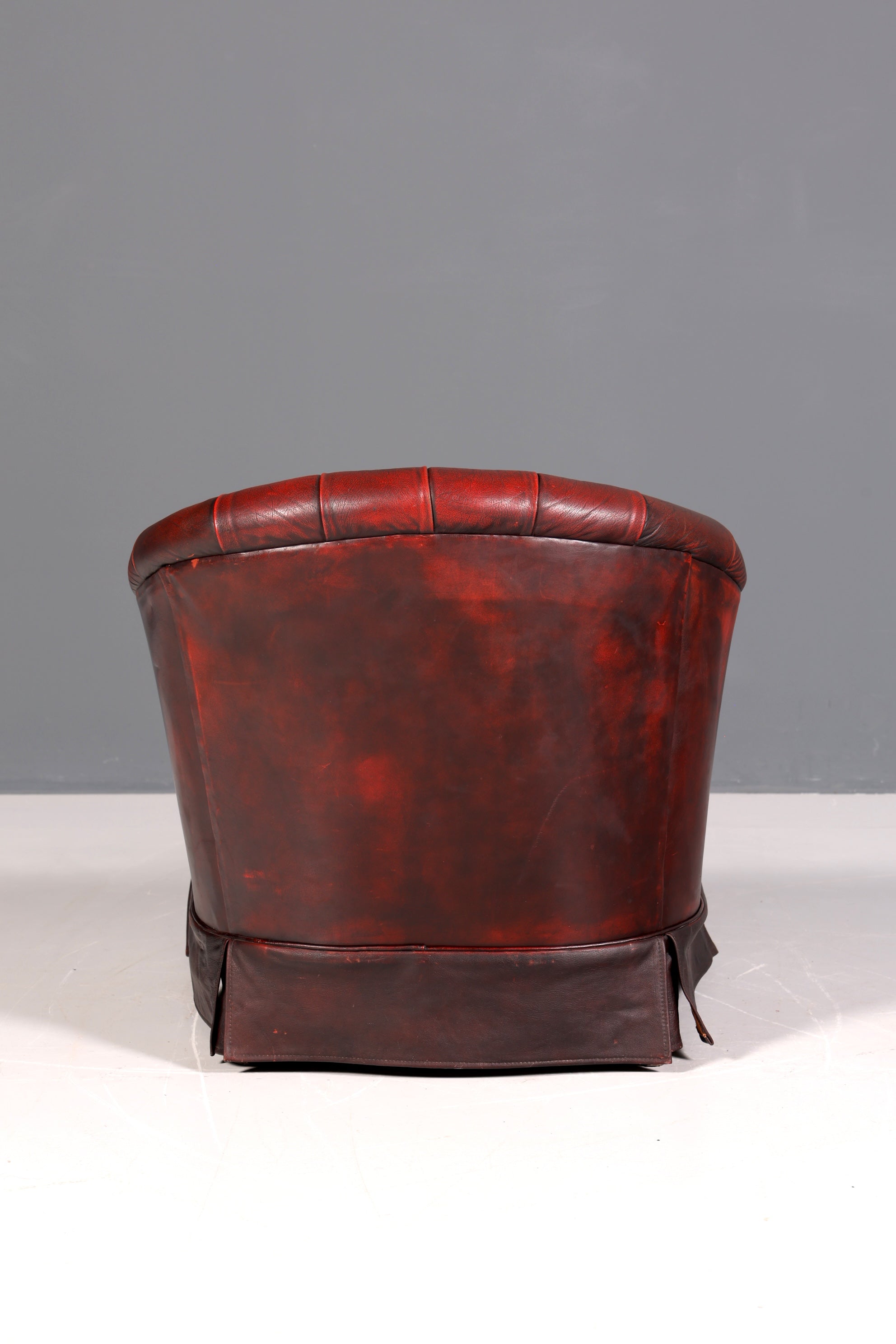 F844 Finish Stilvoller Original Chesterfield Sessel Englischer Armlehnsessel Englisch Herrensessel