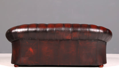 Wunderschönes Original Chesterfield Centurion Sofa 3- Sitzer echt Leder Couch Ledersofa
