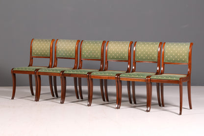 6x Elegant English Dining Chairs 60s Kitchen Chairs Dining Room Chairs Chair Set