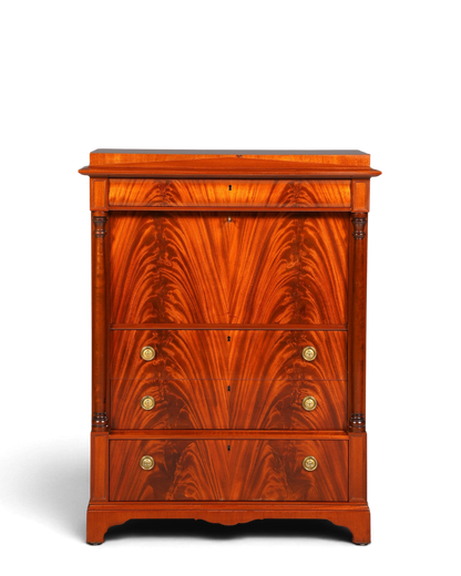 Stilvoller Original Biedermeier Sekretär Englisch Kommode Antik Bürokommode