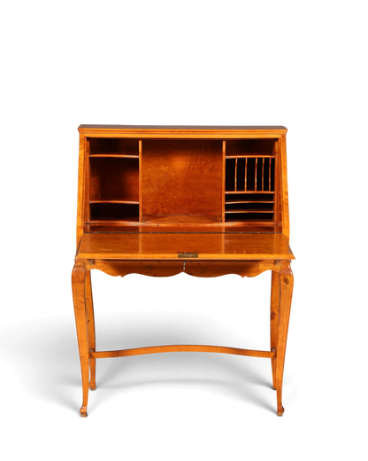 G082 Finish Wunderschöner Sekretär im Art Deco Stil Antik um 1930 Büro Kommode Schreibkommode