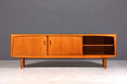 F960 Finish cm Schlichtes Mid Century Sideboard Vintage TV Kommode 60s Schrank Longboard Retro Lowboard