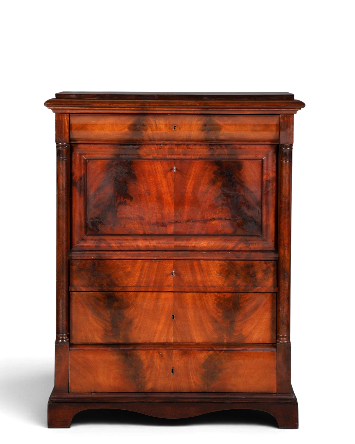 Wunderschöner Biedermeier Sekretär Gründerzeit Vertiko Antik Kommode Schreibkommode
