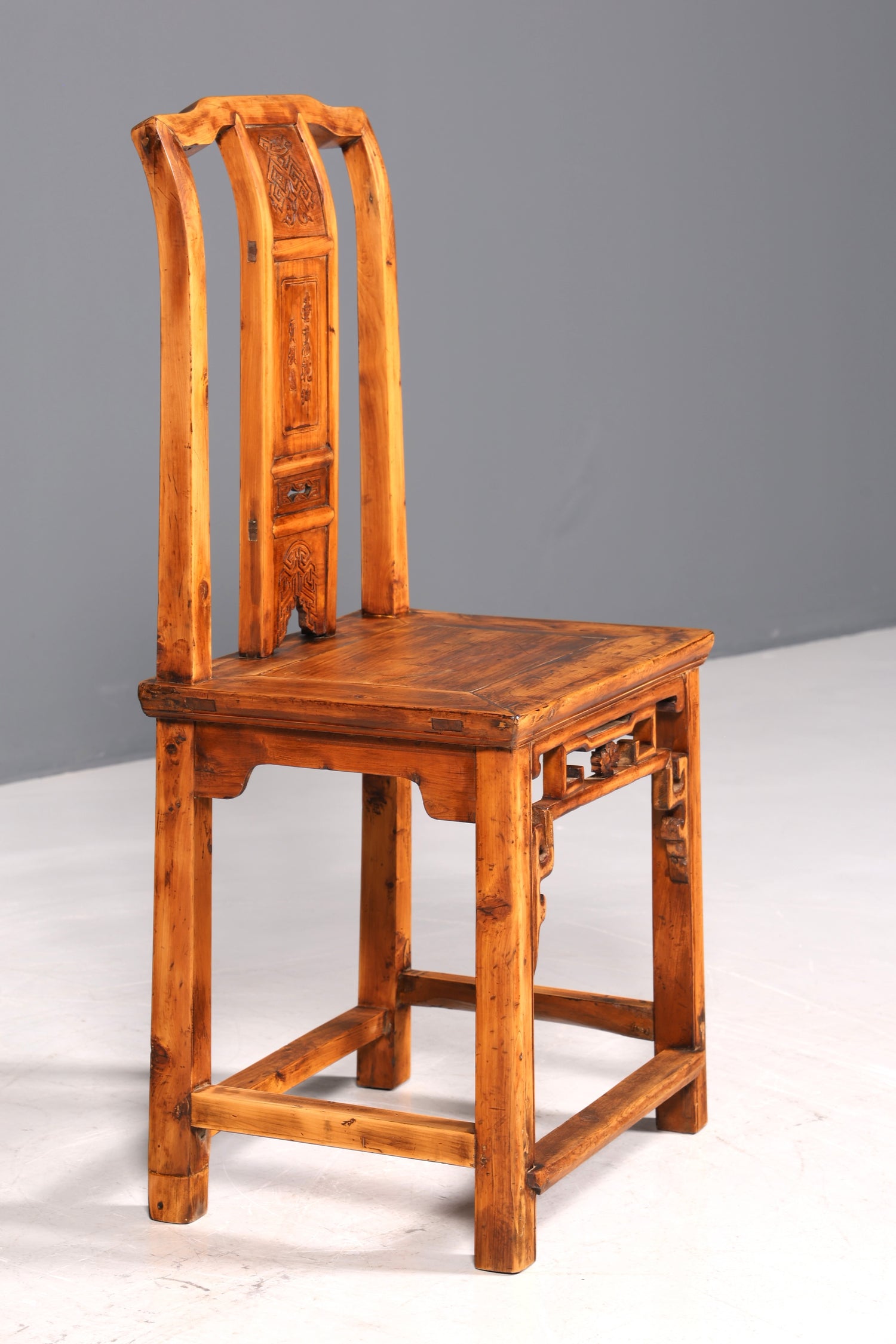Beautiful Chinese chair, Ming style, Qing Dynasty wooden chair, Asian antique secretary chair
