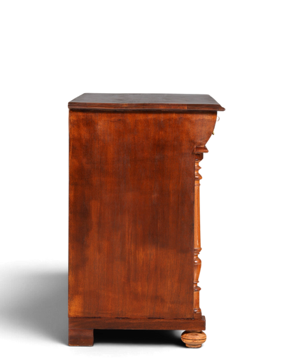 Wunderschöne Gründerzeit Kommode Louis Philippe Nussbaum Schubladen Kommode Sideboard um 1880