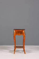 Wunderschöner Louis XV Beistelltisch Barock Stil Ablagetisch Marmor Kommode Telefontisch