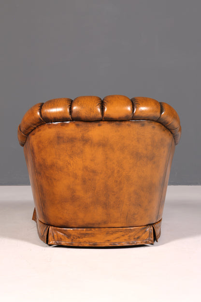 G152 Finish cm Stilvoller Original Chesterfield Sessel Englischer Armlehnsessel Englisch Herrensessel (Kopie)