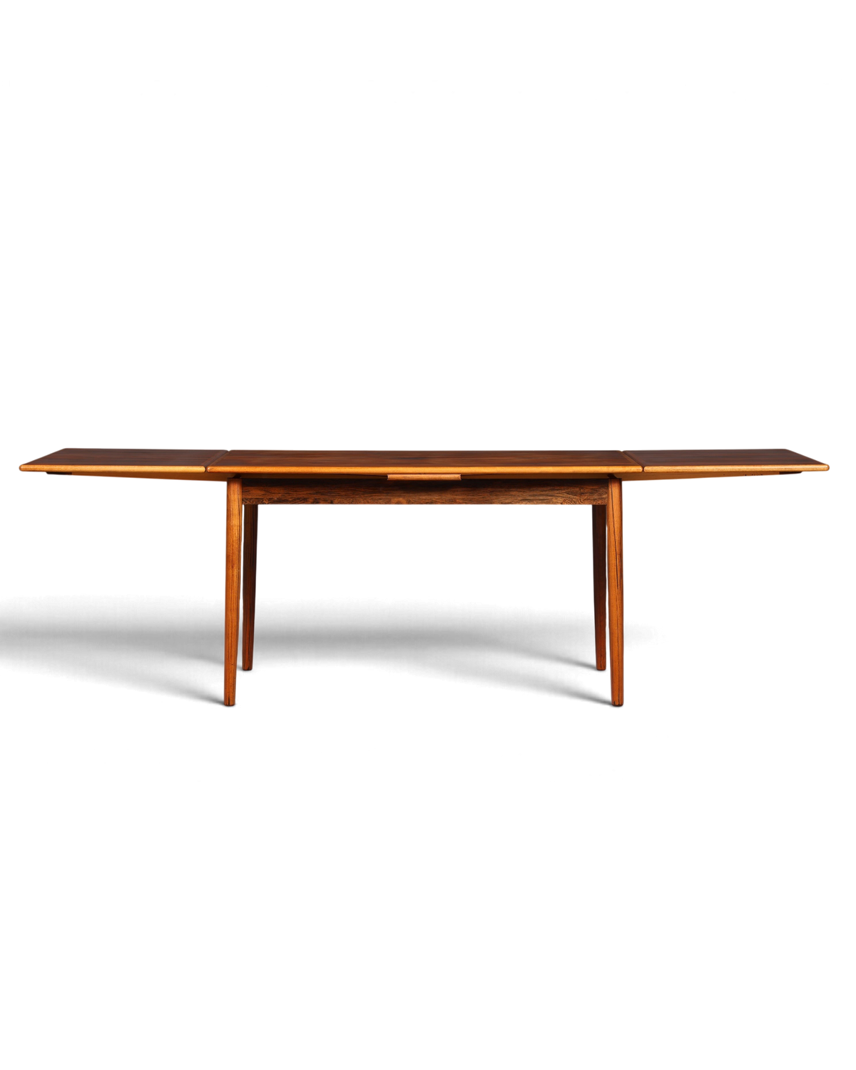 Hauptstadt Möblerei Mid Century Esstisch aus Echtholz im dänischen Design mit praktischer Ausziehfunktion