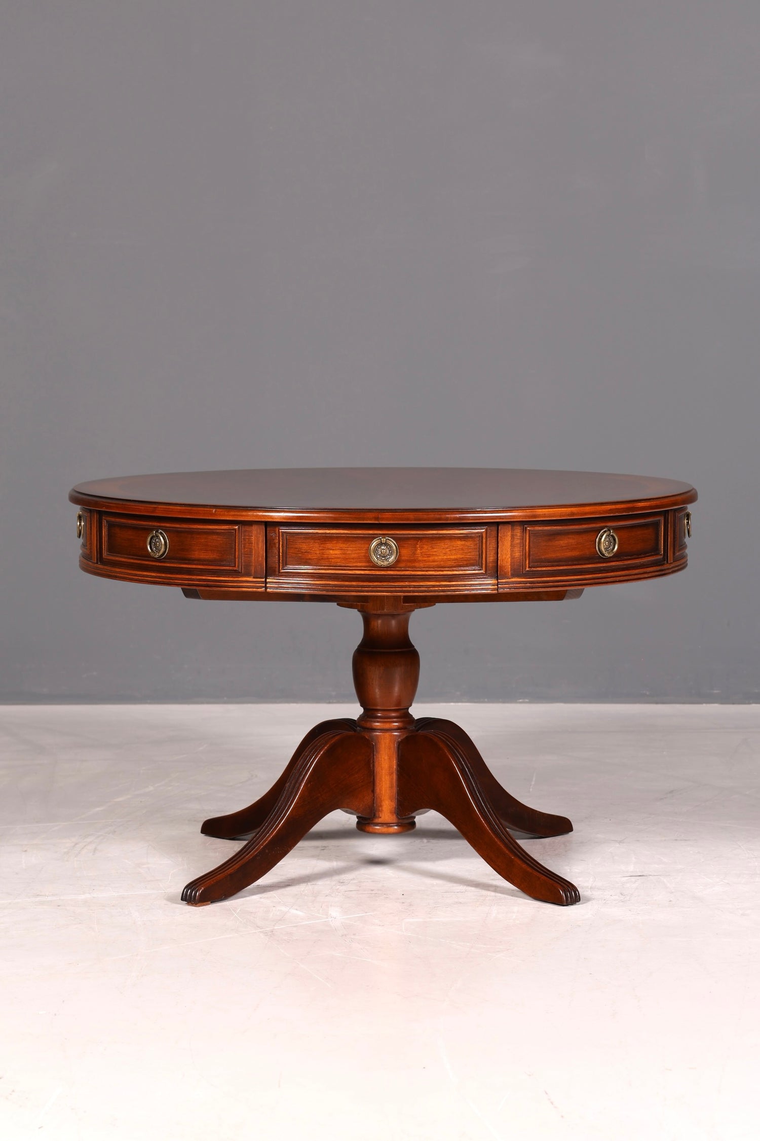 G123 Finish cm Traumhafter Englischer Tisch Couchtisch Englisch Antik Stil Mahagoni Ablagetisch Empire Stil Beistelltisch