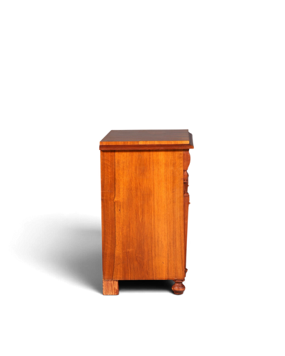 G071 Finish cm Wunderschöne Gründerzeit Kommode Louis Philippe Nussbaum Schubladen Kommode Sideboard um 1880