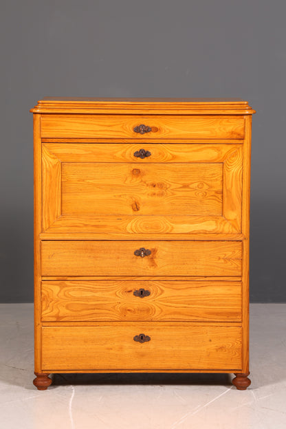 G680 Finish EIN 3D BILD FOLGT Edler Gründerzeit Sekretär Vertiko Highboard Louis Philippe Kommode um 1880 (Kopie)