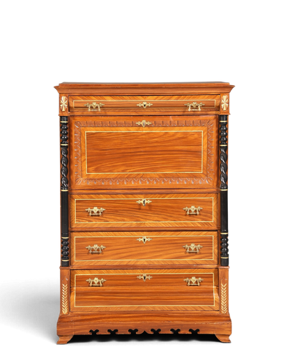 Traumhafter Gründerzeit Sekretär Vertiko Highboard Louis Philippe Kommode um 1880