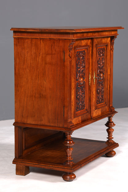 F899 Finish cm Traumhaftes Gründerzeit Vertiko Jugendstil Schrank Antik Highboard Kommode