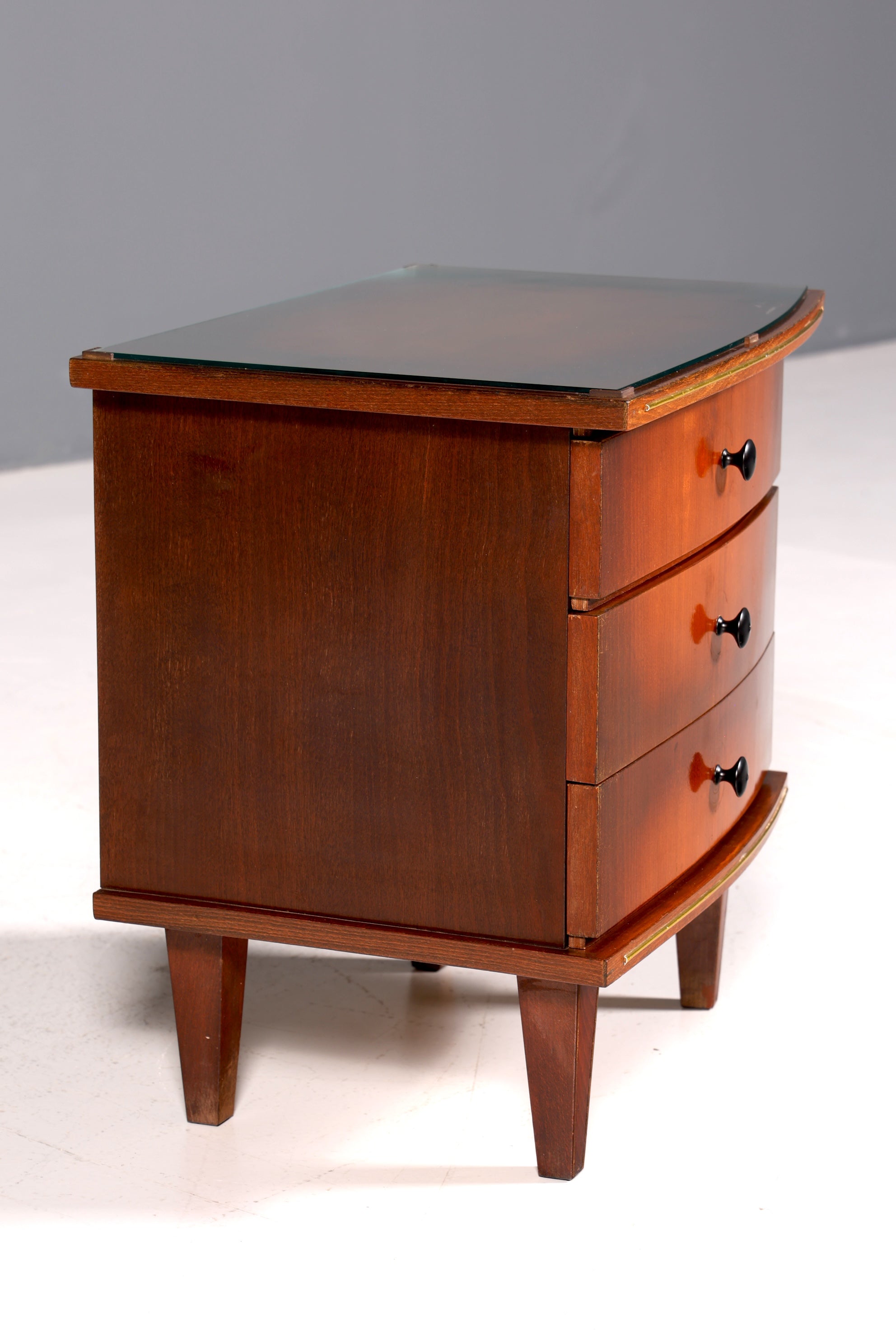 Wunderschöne Mid Century Kommode Vintage Nachttisch 60s Schubladenkommode 1 von 2