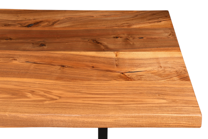 Wunderschöner Nussbaum Tisch 240cm-95cm Esszimmer Tisch Baumkanten Platte massiv Holz Küchentisch