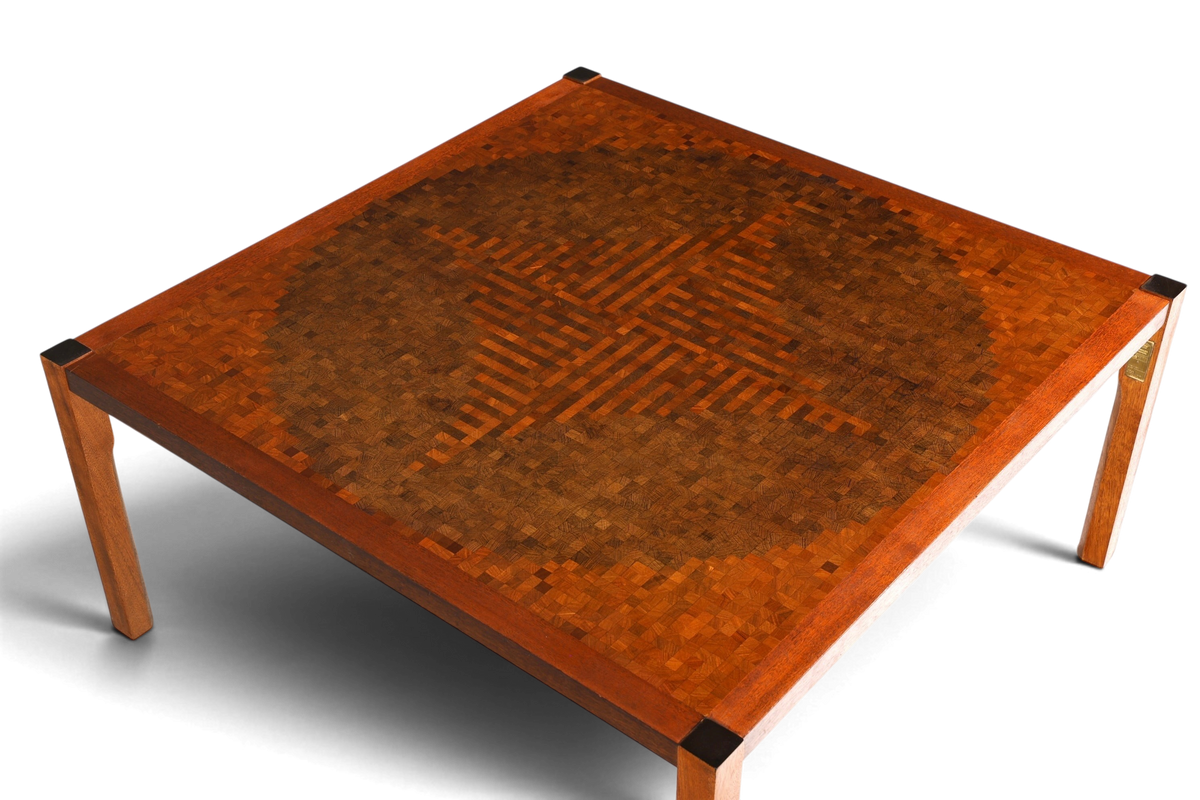 F958 Finish cm Wunderschöner Mid Century Couchtisch Retro Ablagetisch Vintage Coffee Table 70er Jahre Wohnzimmertisch
