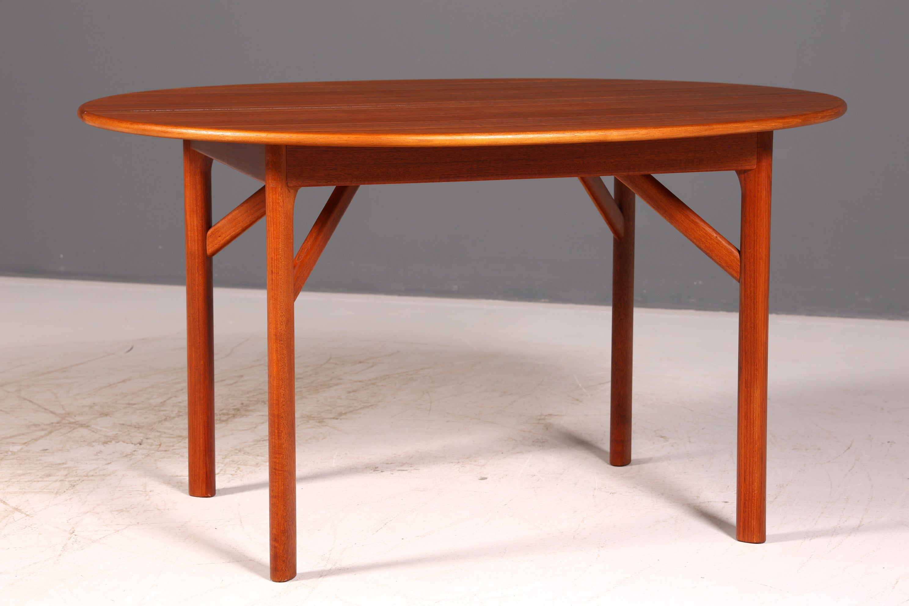 Traumhafter Mid Century Esstisch ausziehbar Danish Design Teak Holz Küchentisch Esszimmer Tisch