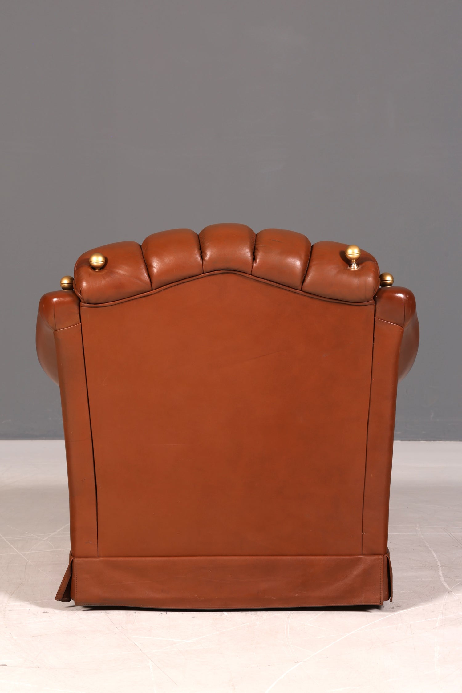 Stilvoller Original Chesterfield Sessel Englischer Armlehnsessel Englisch Herrensessel 1 von 2