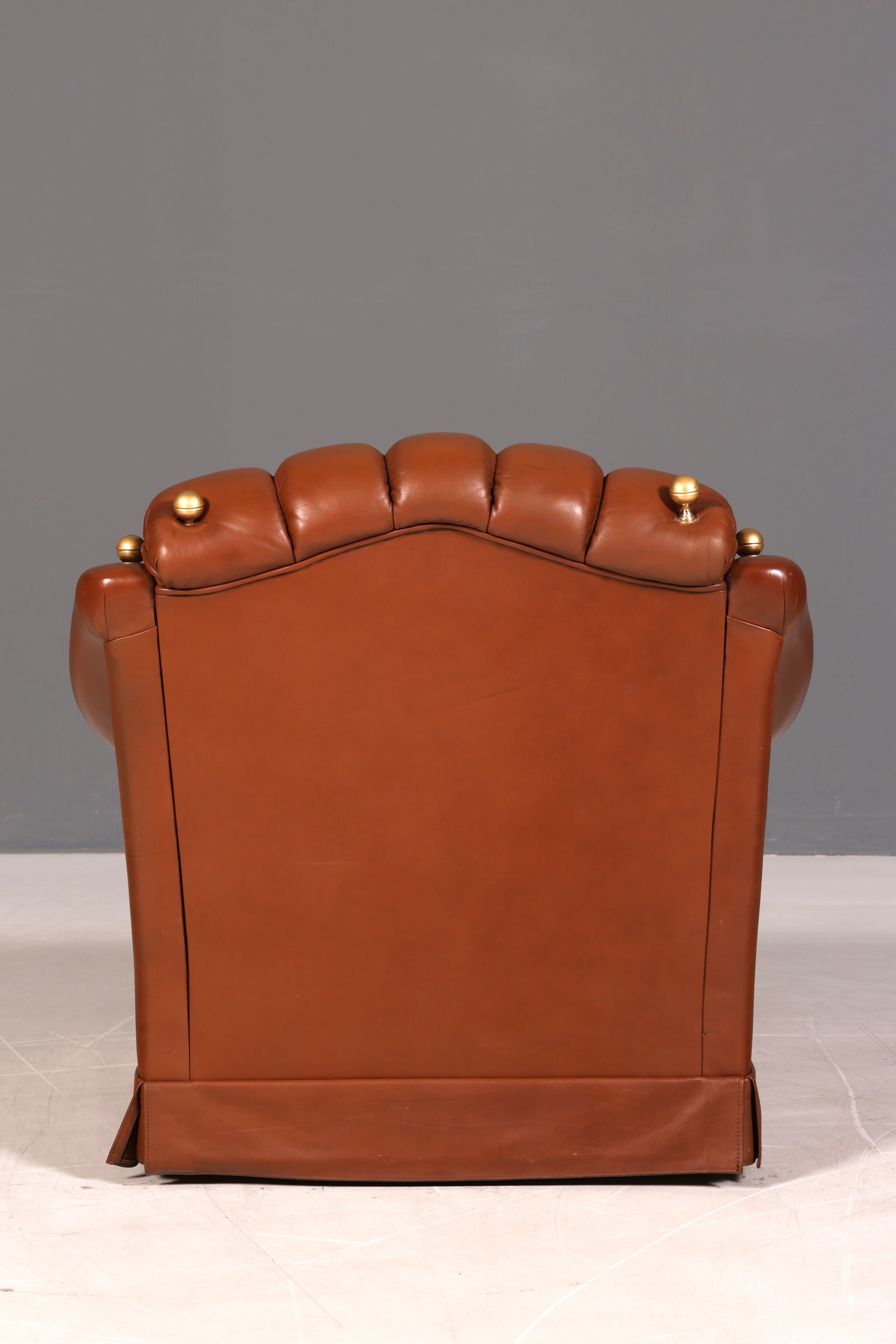 Stilvoller Original Chesterfield Sessel Englischer Armlehnsessel Englisch Herrensessel 1 von 2