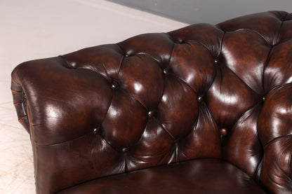 Edler Original Chesterfield Sessel Englischer Armlehnsessel Herrensessel Ledersessel England