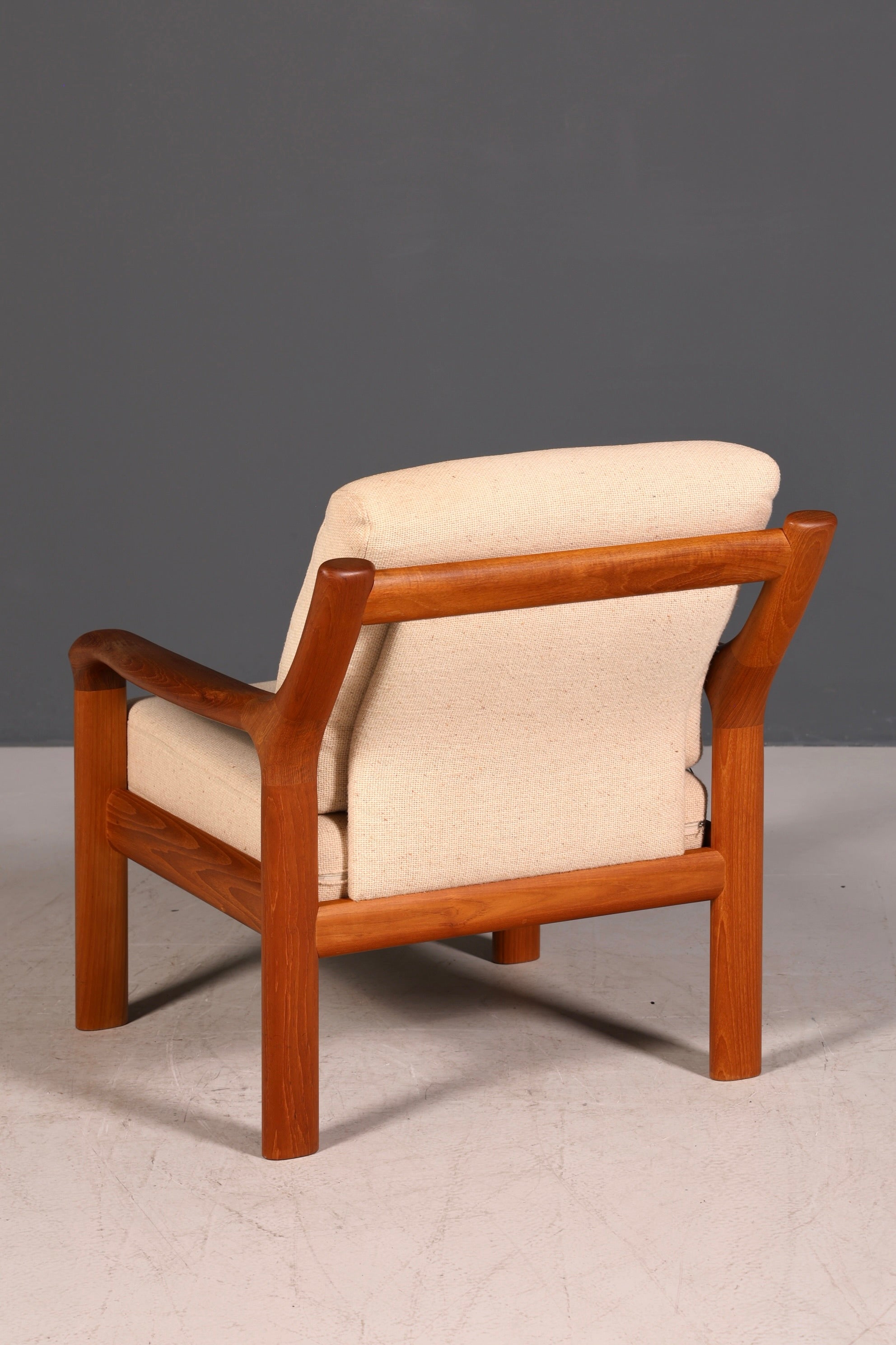 G255 Finish Wunderschöner Mid Century Sessel "Made in Denmark" Teak Holz Armlehnsessel 60s (Kopie)