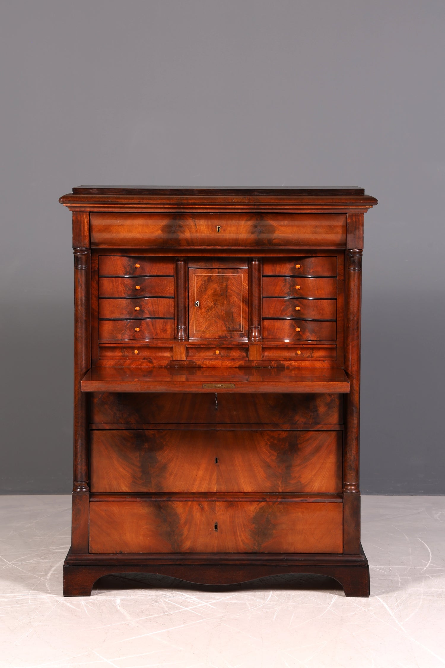 Wunderschöner Biedermeier Sekretär Gründerzeit Vertiko Antik Kommode Schreibkommode