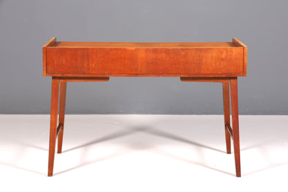 Wunderschöner Mid Century Schreibtisch Teak Holz Danish Design Bürotisch 60er Jahre Office Table