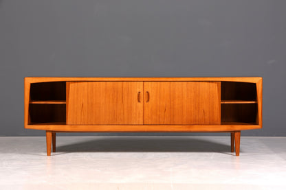 F960 Finish cm Schlichtes Mid Century Sideboard Vintage TV Kommode 60s Schrank Longboard Retro Lowboard