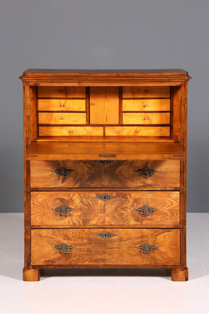 F830 Finish Wunderschöner Gründerzeit Sekretär Kommode Jugendstil Schubladenkommode Antik Vertiko