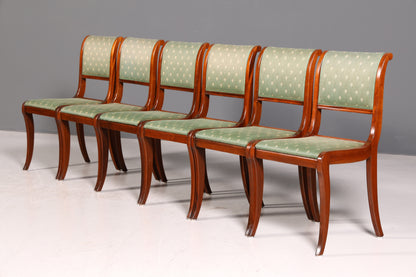 6x Elegant English Dining Chairs 60s Kitchen Chairs Dining Room Chairs Chair Set