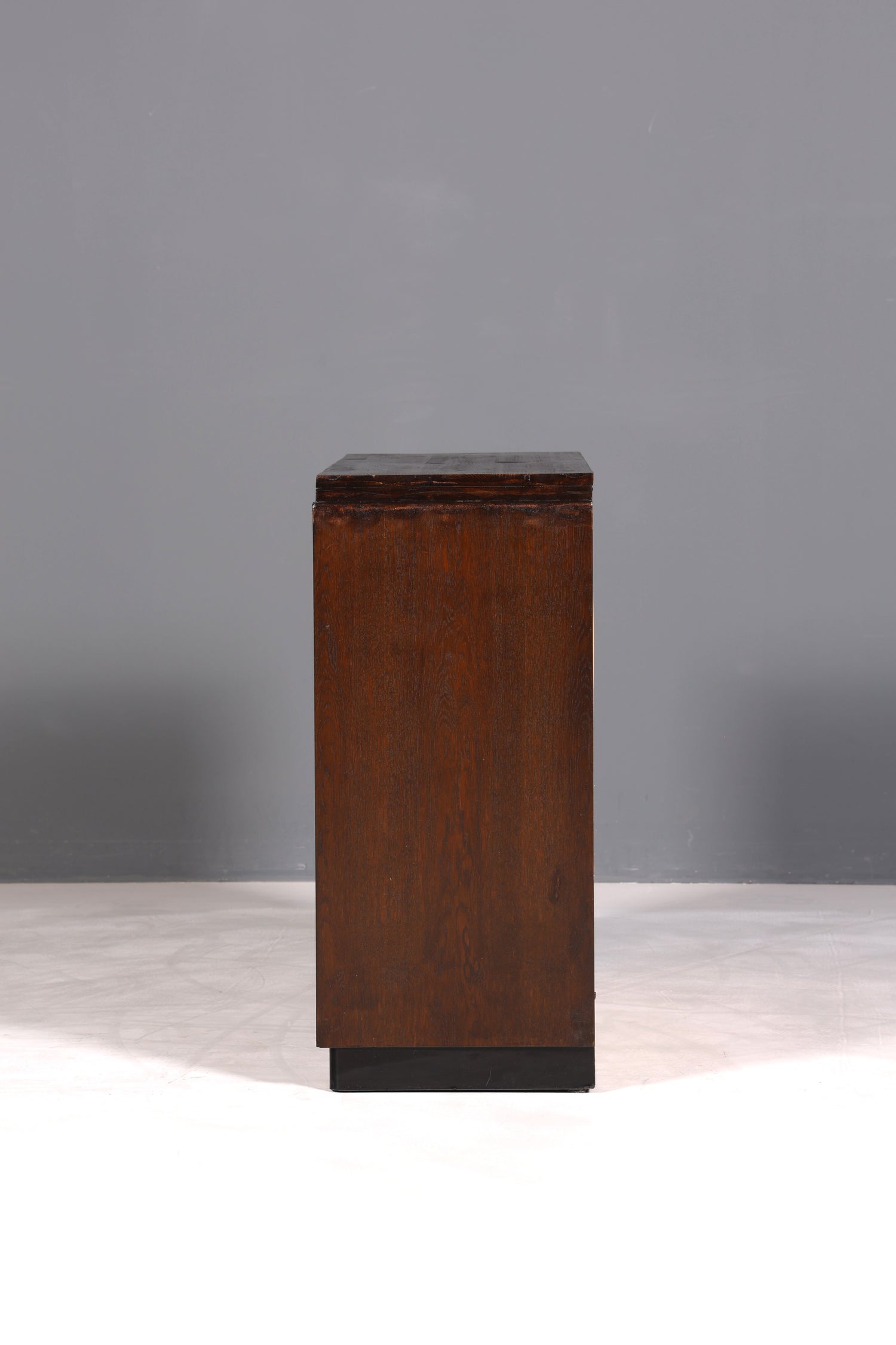 F897 Finish cm Schlichter Mid Century Rollladenschrank Bauhaus Apothekerschrank Art Deco Büro Aktenschrank