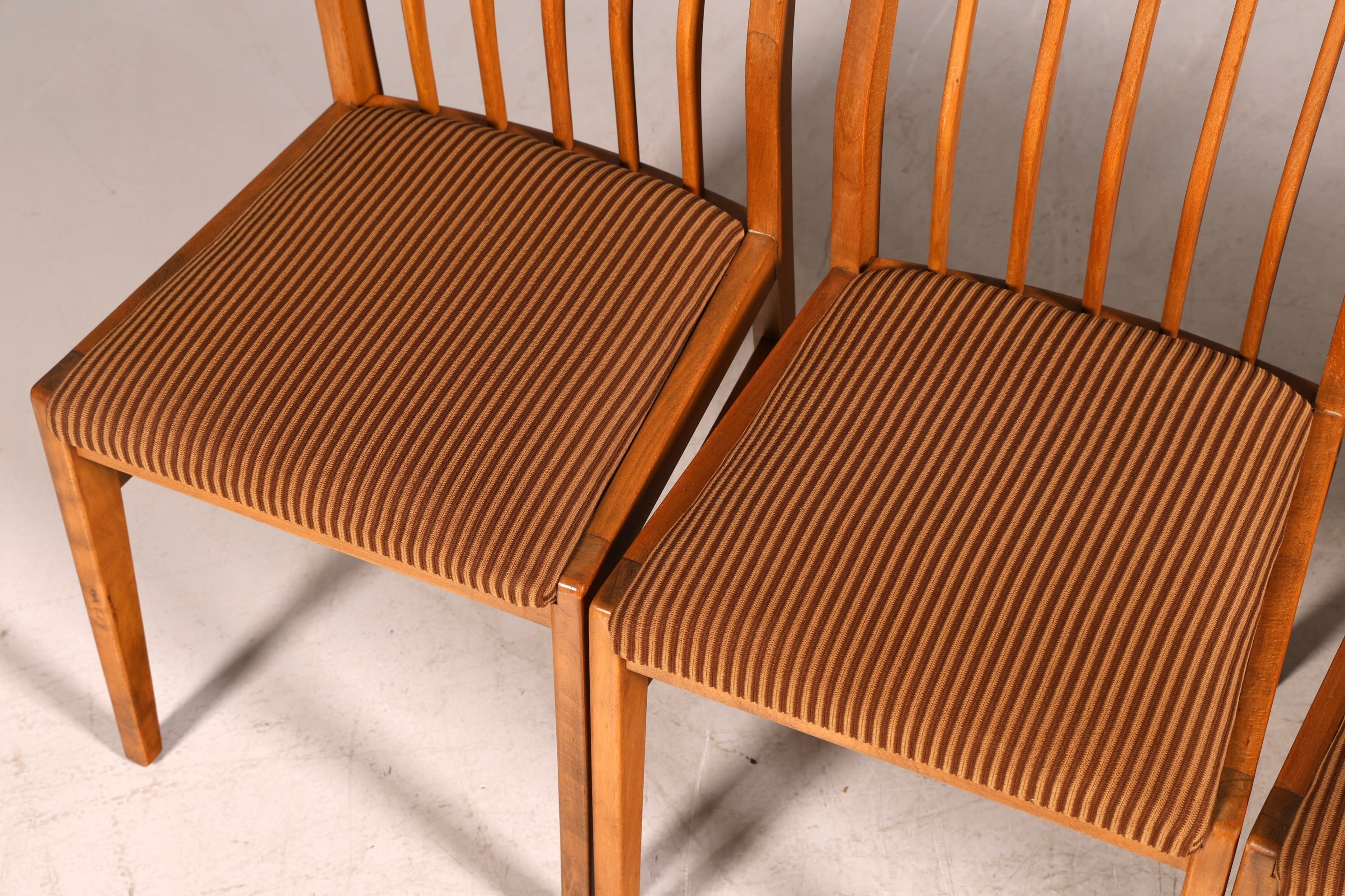 G228 Finish 6x Schlichte Mid Century Stühle Retro Stuhlset Danish Design Küchenstühle Esszimmer Stühle (Kopie)
