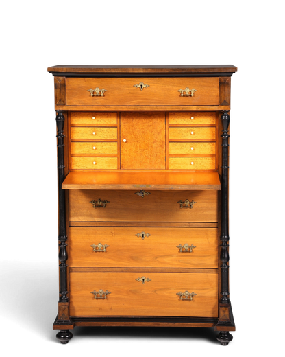 Traumhafter Gründerzeit Sekretär Vertiko Highboard Louis Philippe Kommode um 1880