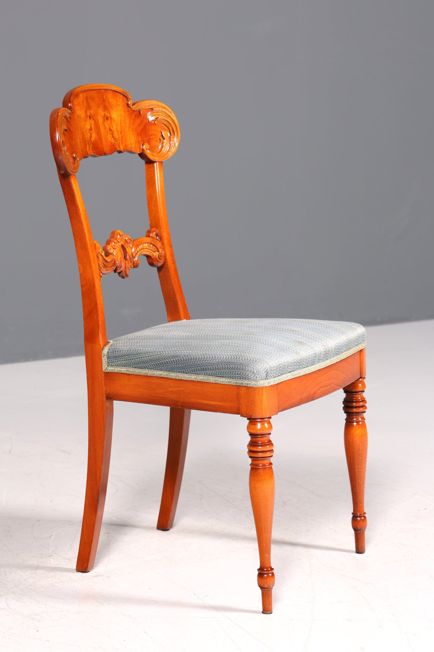 Dreamy Biedermeier-style chair, real wood secretary chair, antique style dining room chair, 2 of 2
