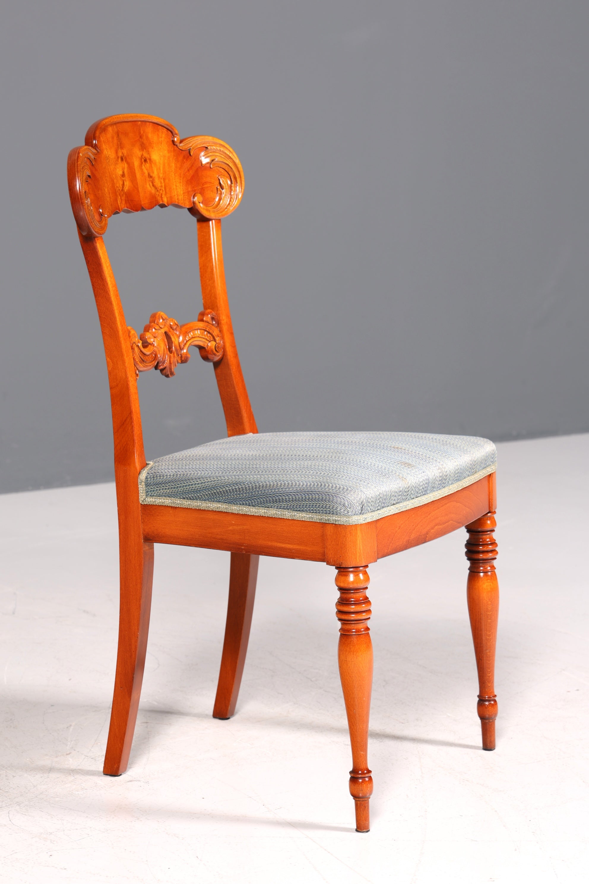 Dreamy Biedermeier-style chair, real wood secretary chair, antique style dining room chair, 2 of 2