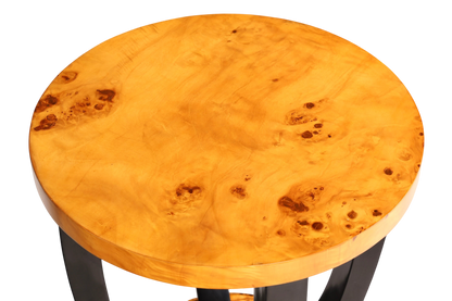 Traumhafter Art Deco Stil Beistelltisch Antik Stil Tisch Luxus Couchtisch Birke Ablagetisch