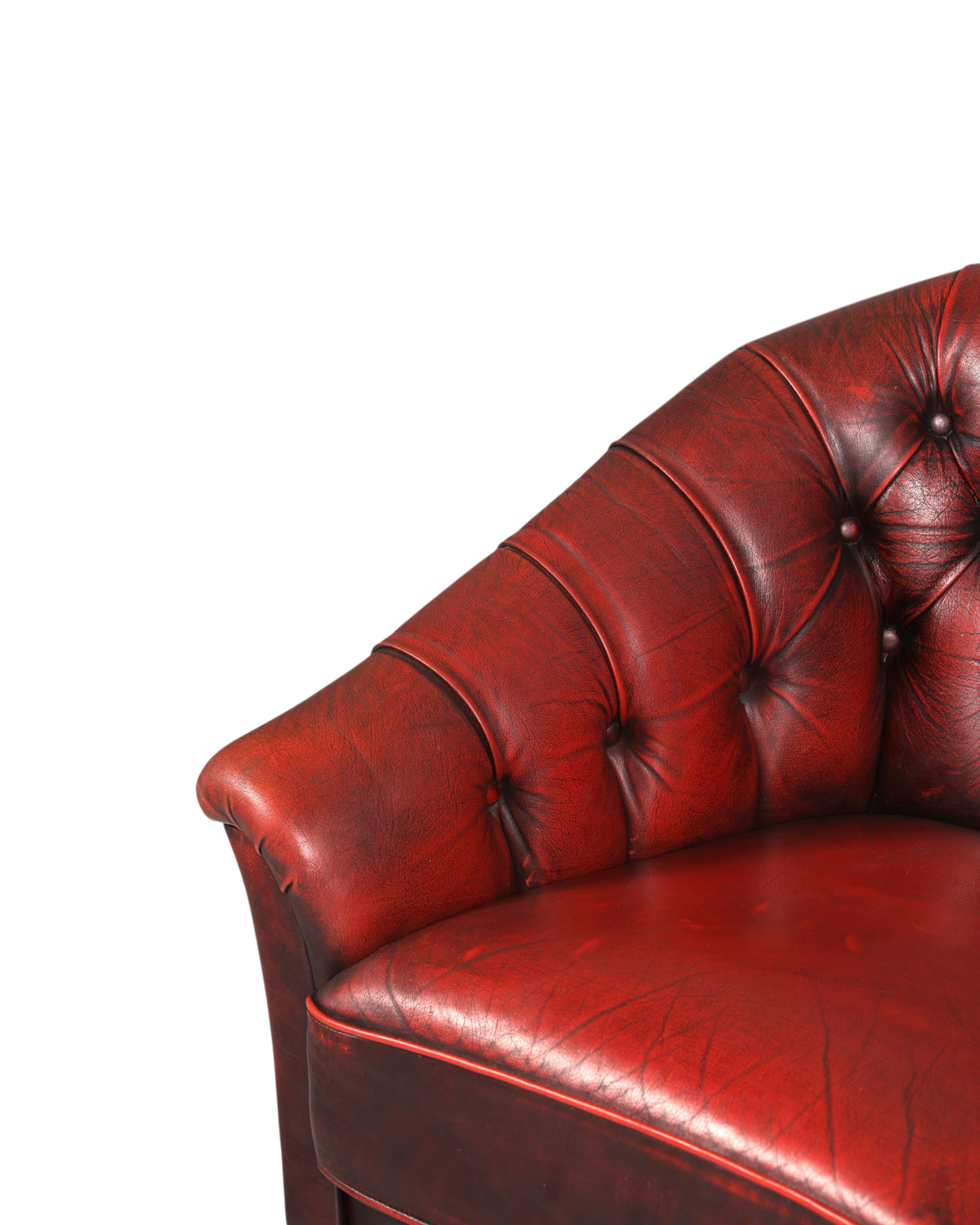 F844 Finish Stilvoller Original Chesterfield Sessel Englischer Armlehnsessel Englisch Herrensessel