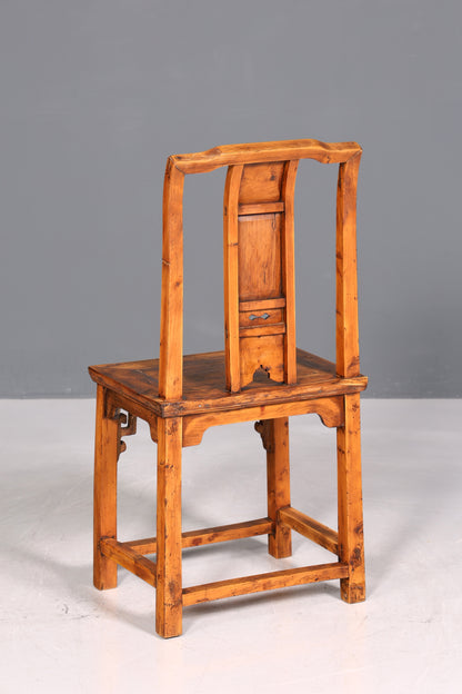 Beautiful Chinese chair, Ming style, Qing Dynasty wooden chair, Asian antique secretary chair